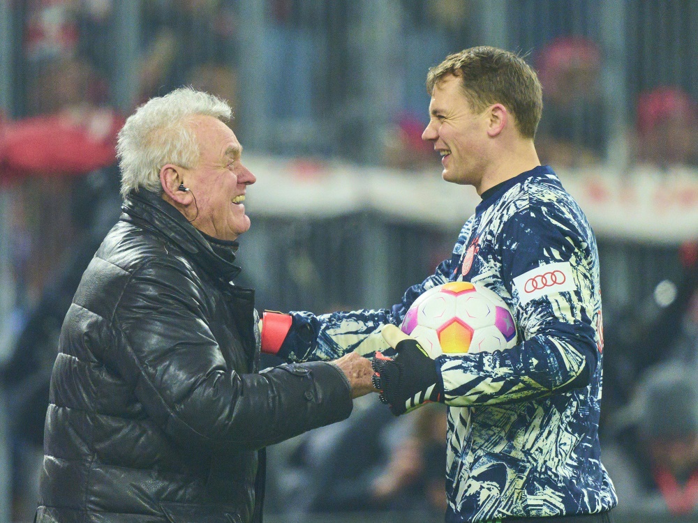 Sepp Maier (l.) sieht Manuel Neuer als Nummer eins (Foto: www.imago-images.de/www.imago-images.de/SID/IMAGO)