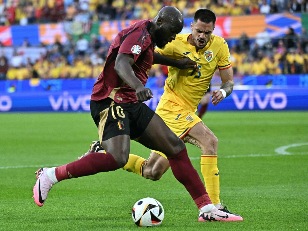 Belgiens Stümer Romelu Lukaku (Foto: AFP/SID/JAVIER SORIANO)