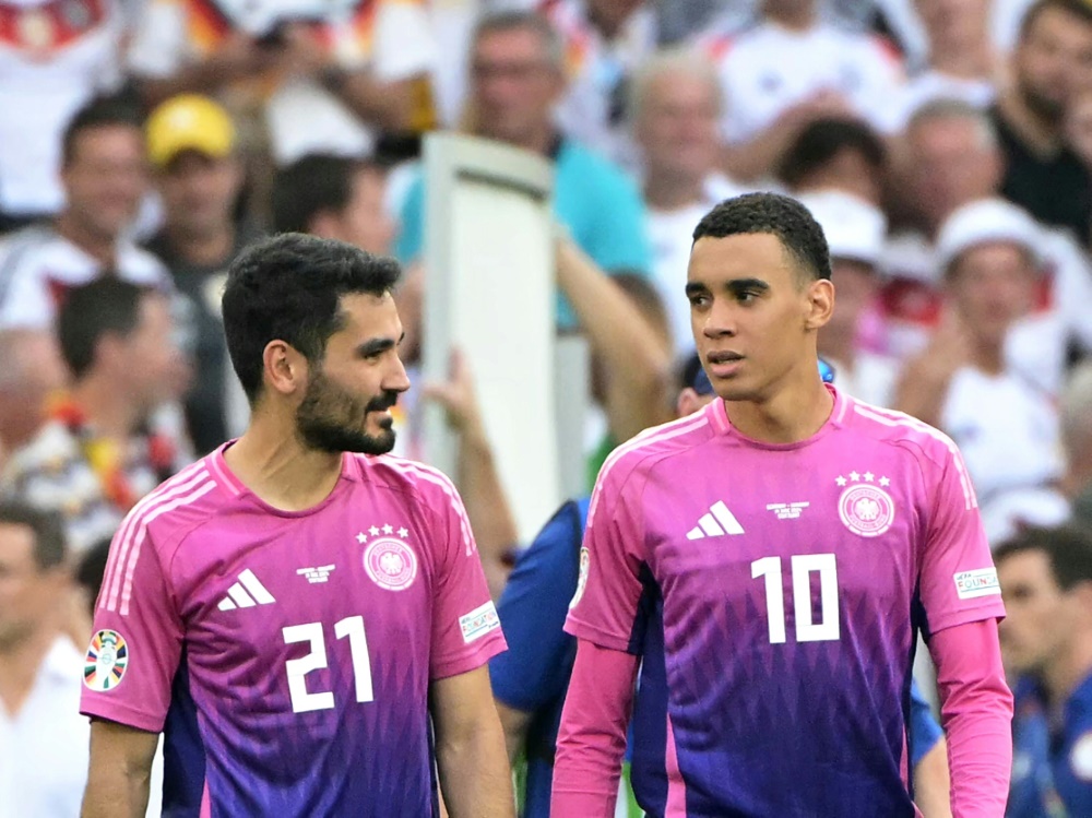 Ilkay Gündogan (l.) und Jamal Musiala überzeugten erneut (Foto: AFP/SID/DAMIEN MEYER)