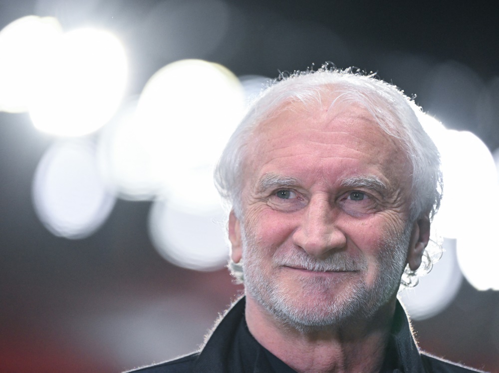 Rudi Völler ist begeistert (Foto: AFP/SID/KIRILL KUDRYAVTSEV)