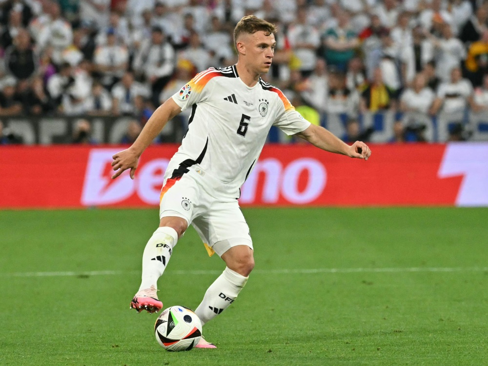 Kimmich im EM-Spiel gegen Schottland (Foto: AFP/SID/MIGUEL MEDINA)