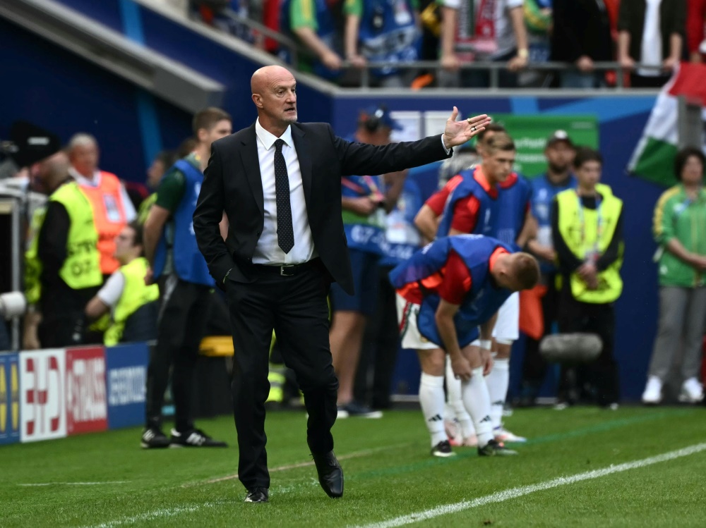 Ungarns Trainer Marco Rossi (Foto: AFP/SID/Angelos Tzortzinis)