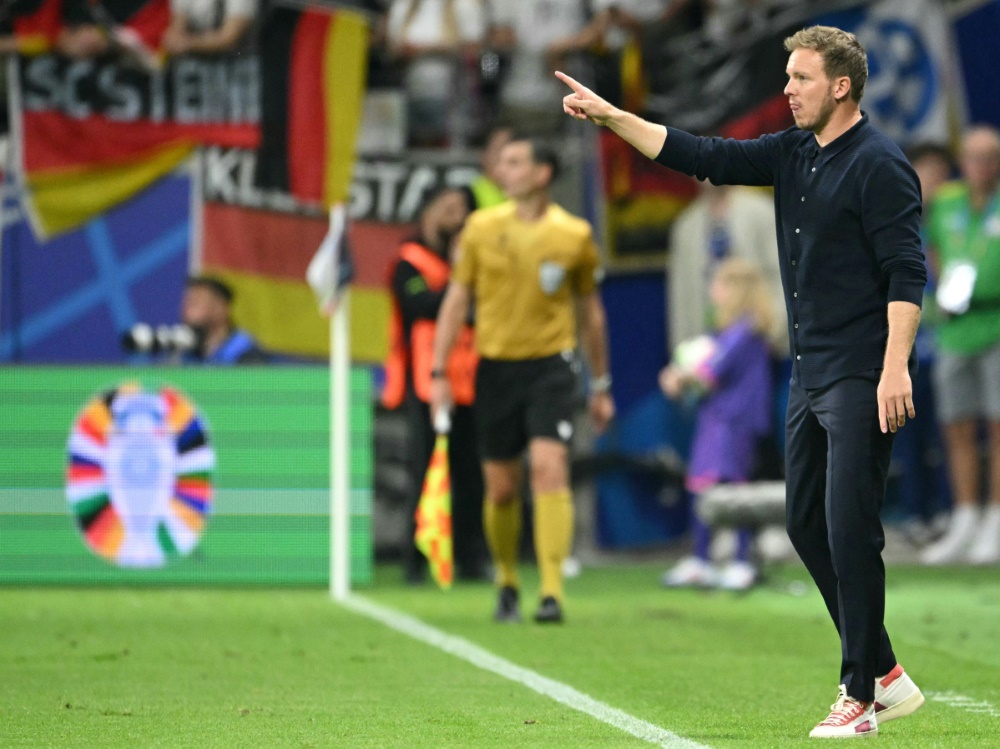 Nagelsmann lobt Füllkrug und Havertz (Foto: AFP/SID/THOMAS KIENZLE)