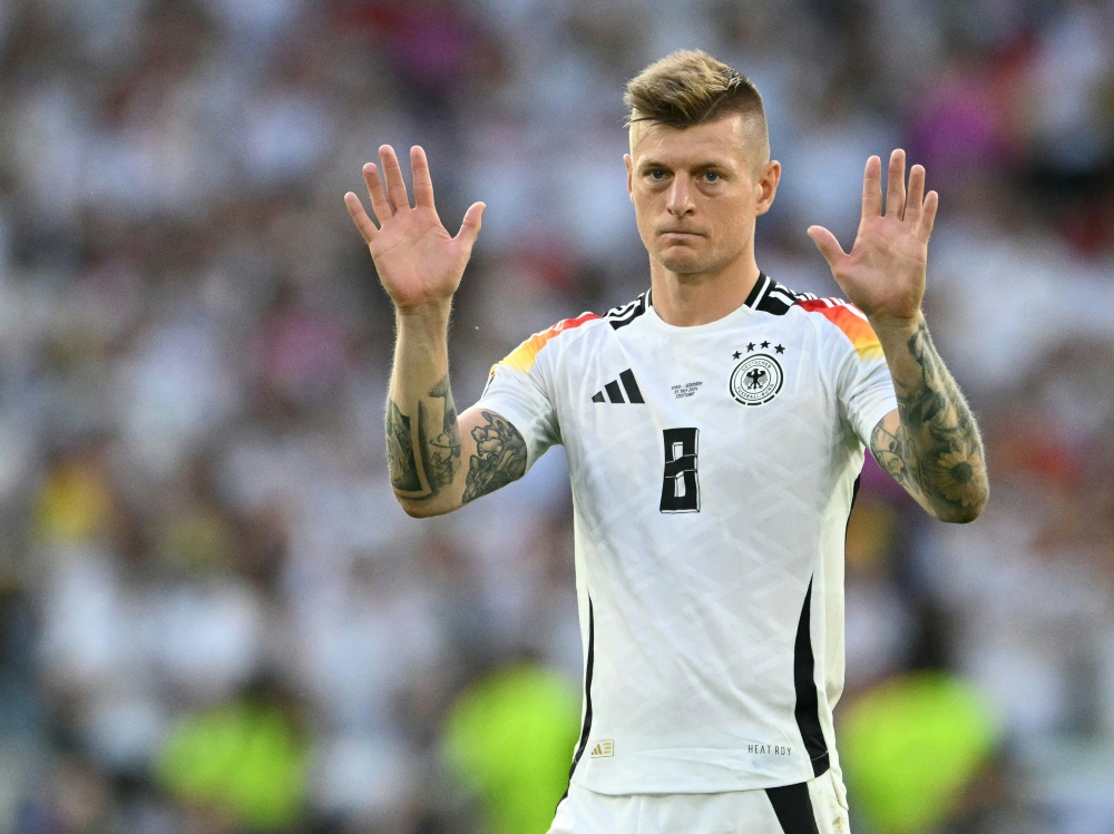 Toni Kroos nach seinem letzten Länderspiel (Foto: AFP/SID/THOMAS KIENZLE)