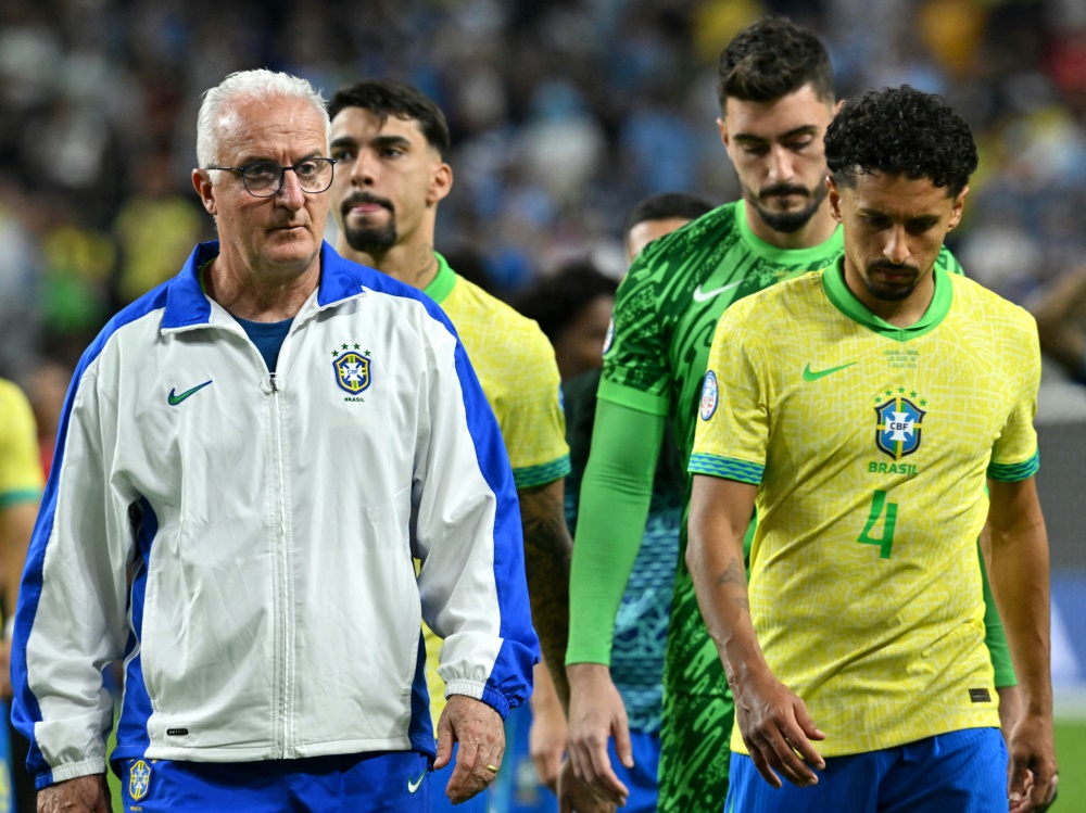 Brasilien scheidet im Viertelfinale aus (Foto: AFP/SID/ROBYN BECK)