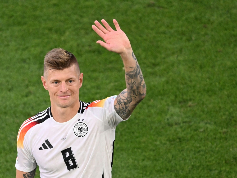 Toni Kroos nach seinem letzten Länderspiel (Foto: AFP/SID/KIRILL KUDRYAVTSEV)