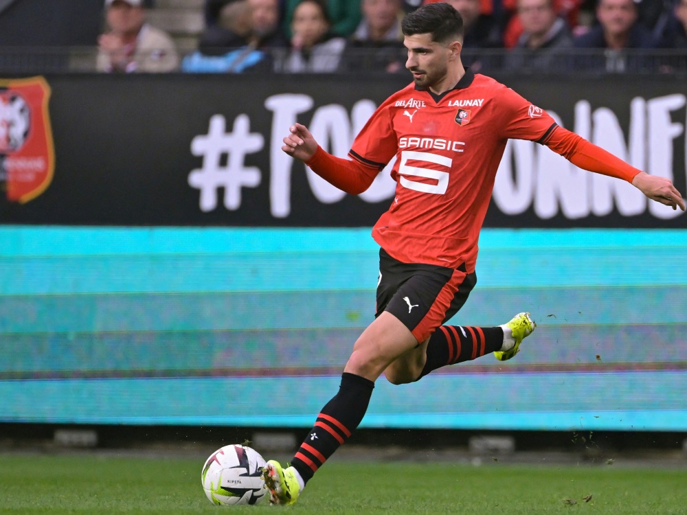 Martin Terrier absolvierte 141 Spiele für Rennes (Foto: AFP/SID/DAMIEN MEYER)