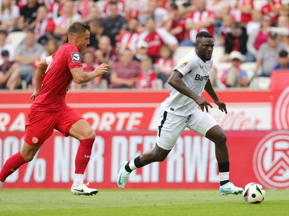 Doublesieger 2023 mit Leverkusen: Victor Boniface (Foto: FIRO/FIRO/SID)