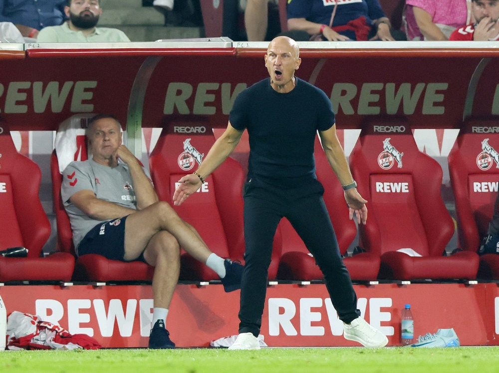 FC-Debüt misslungen: Trainer Gerhard Struber (Foto: FIRO/FIRO/SID)