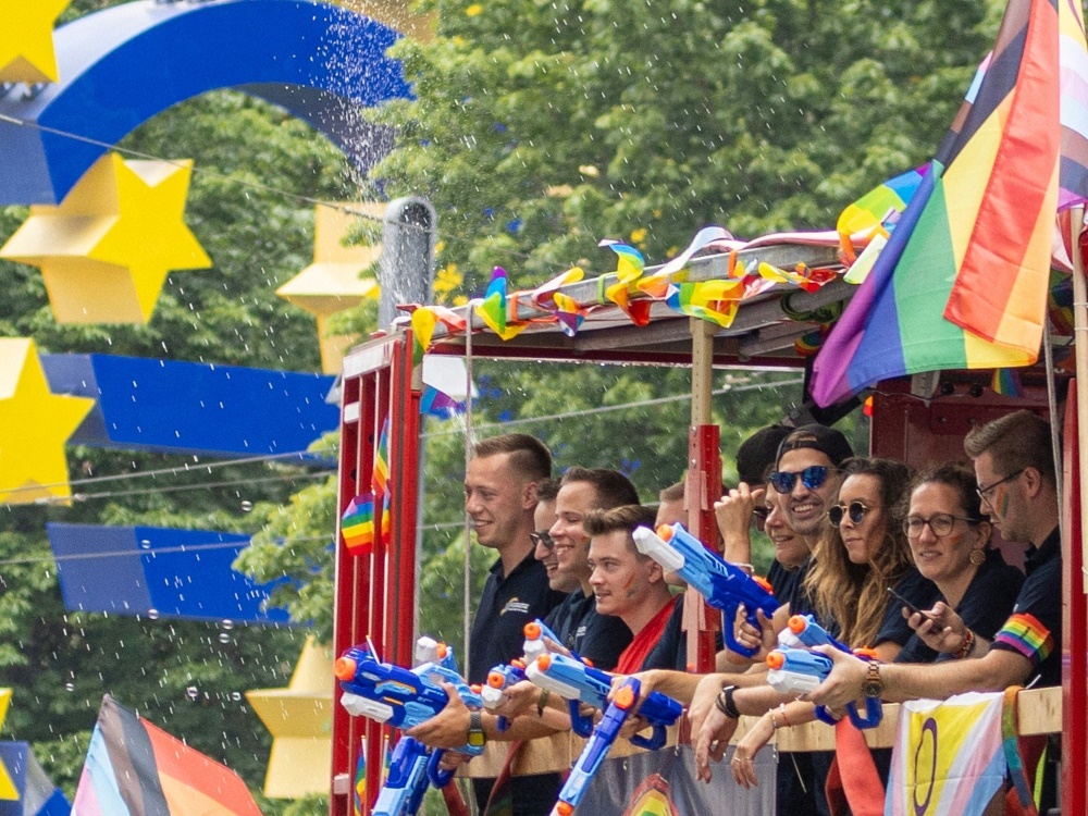 Verbände dabei: Christopher Street Day in Frankfurt (Foto: AFP/SID/ANDRE PAIN)