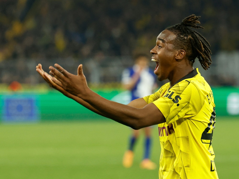 BVB-Profi Jamie Bynoe-Gittens (Foto: AFP/SID/ODD ANDERSEN)