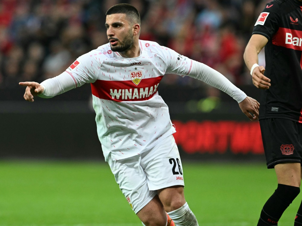 Will zurück zum VfB: Deniz Undav (Foto: AFP/SID/INA FASSBENDER)