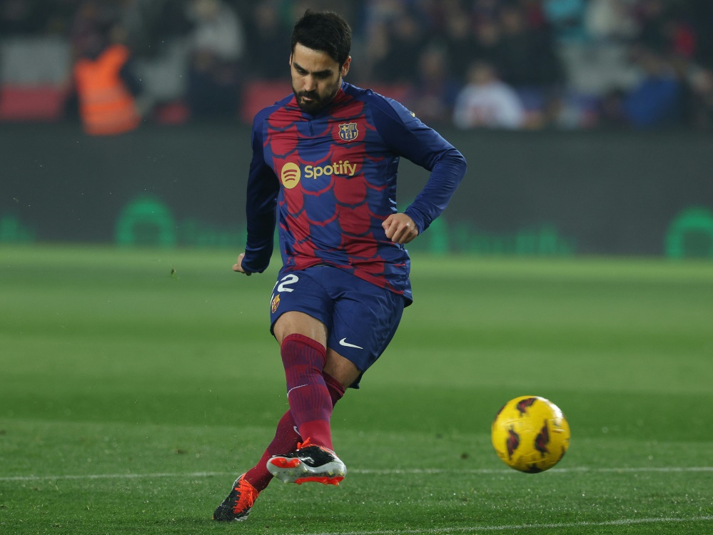 Ilkay Gündogan im Barca-Trikot (Foto: AFP/SID/LLUIS GENE)