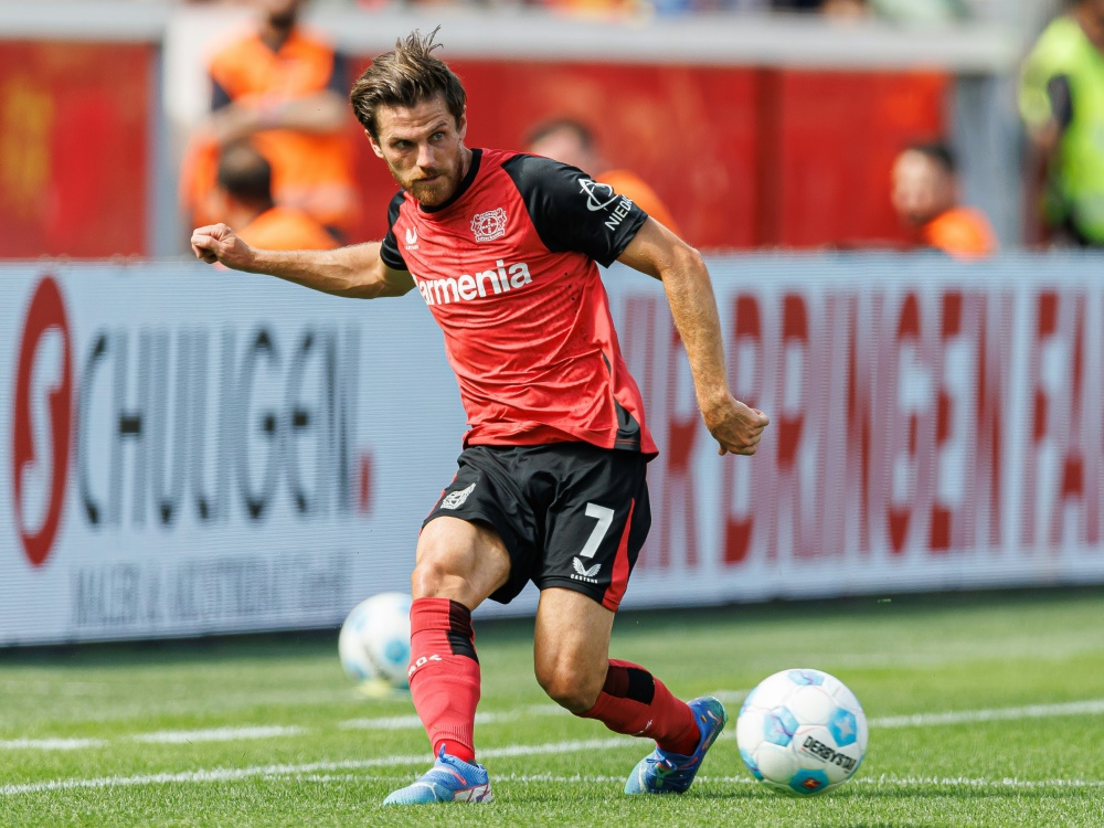 Jonas Hofmann von Bayer Leverkusen (Foto: FIRO/FIRO/SID)