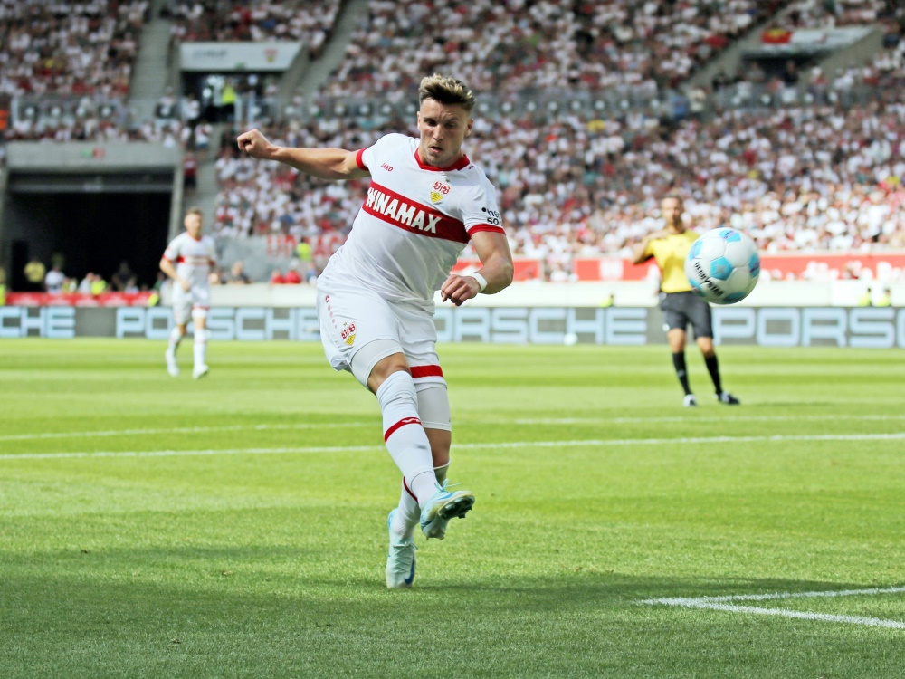 Ermedin Demirovic vom VfB Stuttgart (Foto: IMAGO/Rudel/IMAGO/Rudel/SID/IMAGO/Pressefoto Rudel/Robin Rudel)