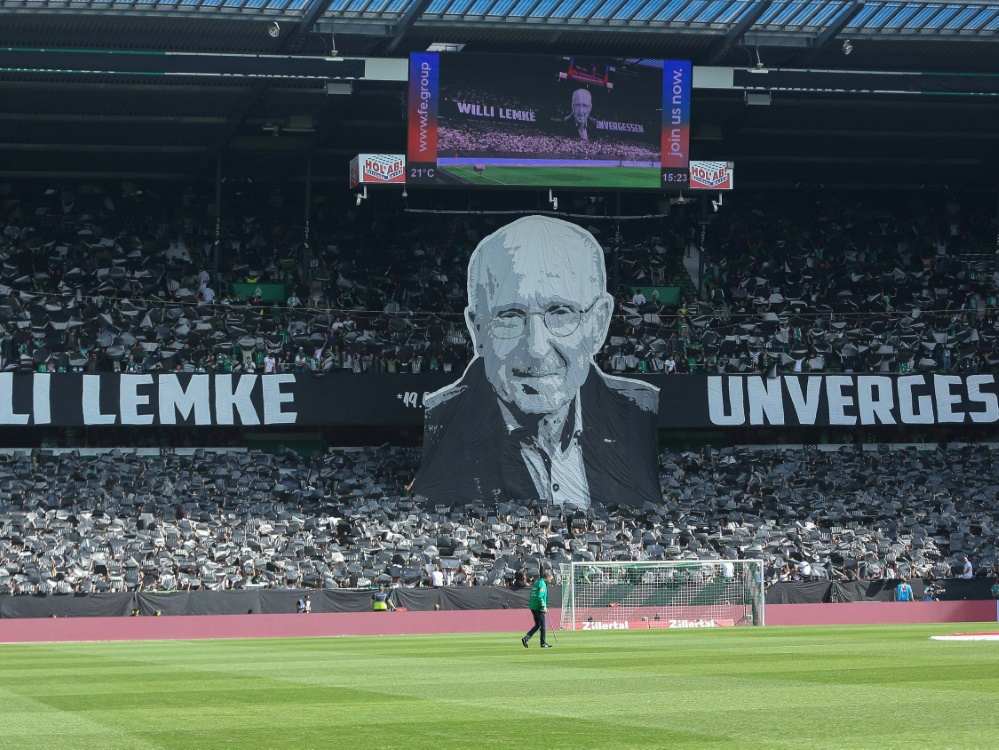 Das Weserstadion erinnert an Willi Lemke (Foto: IMAGO / foto2press/IMAGO / foto2press/SID/IMAGO/Oliver Baumgart)