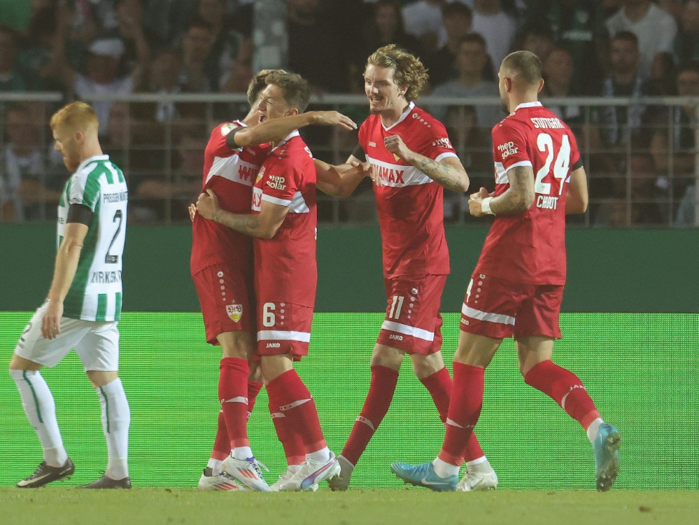 Stiller traf in Münster früh zur Führung (Foto: FIRO/FIRO/SID)