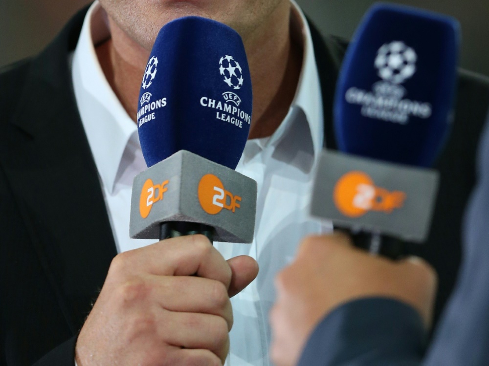 2012 hatte das ZDF erstmals Champions League übertragen (Foto: FIRO/FIRO/SID)