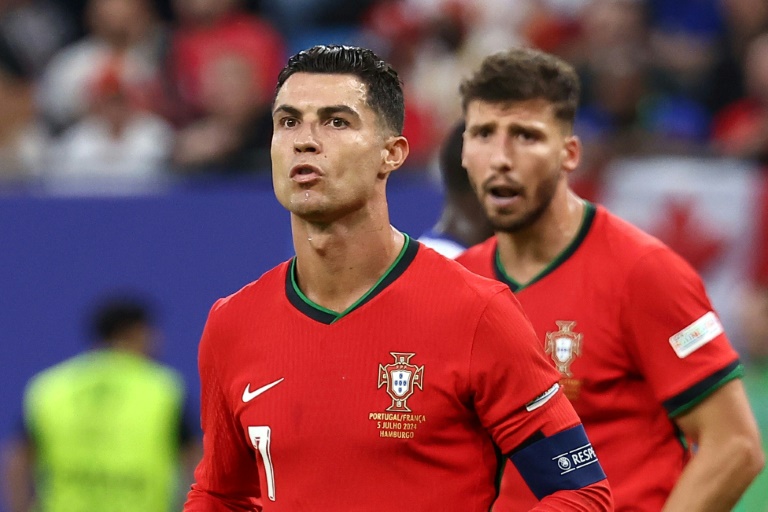 Cristiano Ronaldo spielte seine sechste EURO (Foto: AFP/SID/FRANCK FIFE)