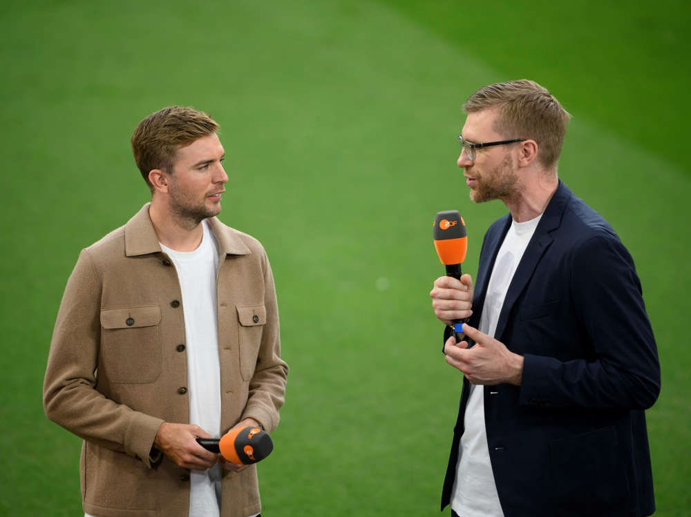 Kramer (l.) und Mertesacker bei der Heim-EM im Sommer (Foto: IMAGO/Sven Simon /IMAGO/Sven Simon/SID/IMAGO/Anke Waelischmiller/SVEN SIMON)