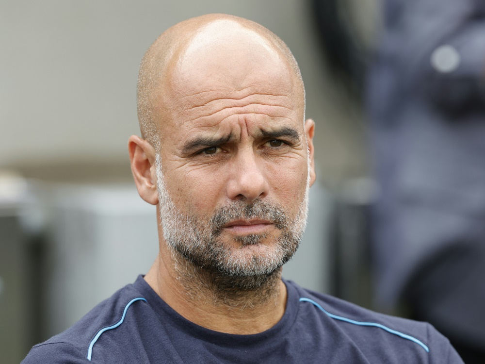 Teammanager Pep Guardiola von Manchester City (Foto: AFP/SID/KAMIL KRZACZYNSKI)