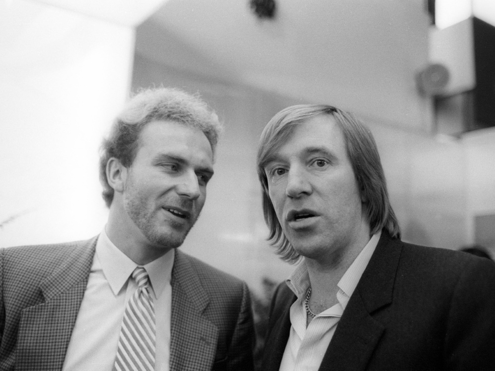 Rummenigge (l.) und Günter Netzer im Jahr 1984 (Foto: IMAGO / WEREK/IMAGO / WEREK/SID/imago sportfotodienst)