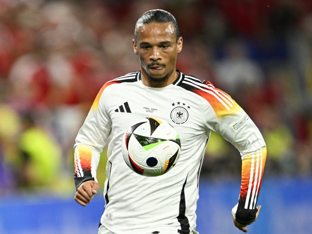 Leroy Sane stand zuletzt bei der EM auf dem Platz (Foto: AFP/SID/INA FASSBENDER)