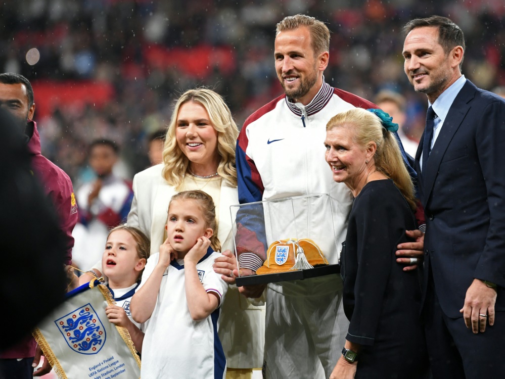 Harry Kane in Wembley ausgezeichnet (Foto: AFP/SID/JUSTIN TALLIS)