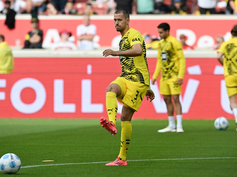 BVB-Verteidiger Anton in Stuttgart (Foto: AFP/SID/THOMAS KIENZLE)