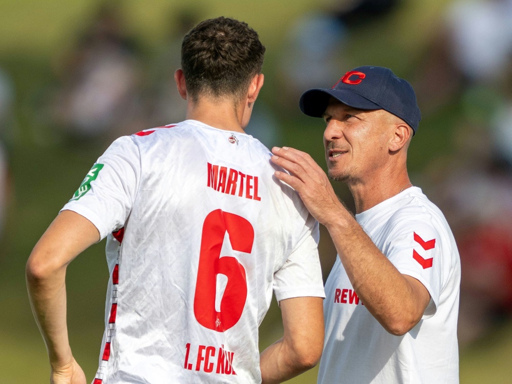 Torschütze Martel und Trainer Struber (Foto: IMAGO / Nordphoto/IMAGO / Nordphoto/SID/IMAGO/nordphoto GmbH  / Denkinger)