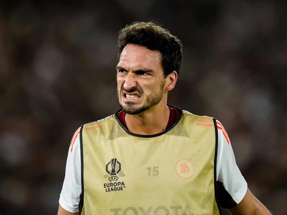 Wieder nur Zuschauer: Mats Hummels (Foto: IMAGO/Giuseppe Maffia/IMAGO/Giuseppe Maffia/SID/IMAGO/Giuseppe Maffia)