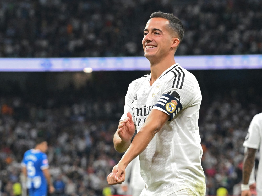 Traf nach 54 Sekunden: Lucas Vazquez (Foto: AFP/SID/JAVIER SORIANO)