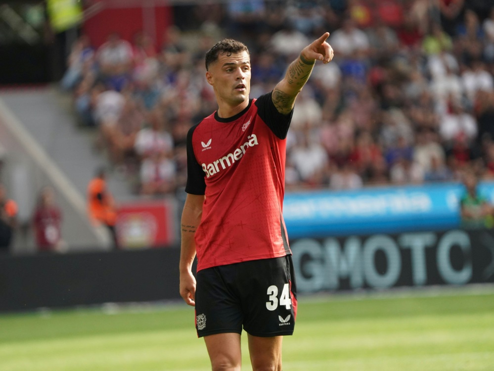 Gibt die Richtung vor: Granit Xhaka (Foto: IMAGO/Chai v.d. Laage/IMAGO/Chai v.d. Laage/SID/IMAGO/Gladys Chai von der Laage)