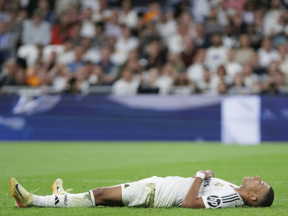 Fällt verletzt aus: Kylian Mbappe (Foto: IMAGO/ZUMA Press Wire/IMAGO/ZUMA Press Wire/SID/IMAGO/Guillermo Martinez)