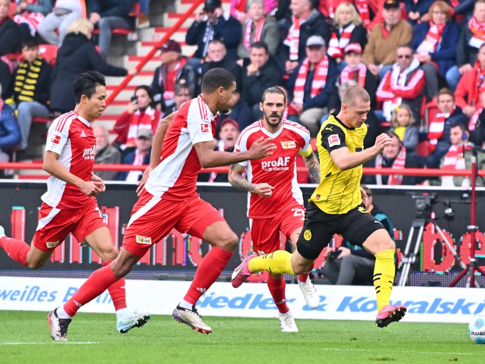 Dortmund zu Gast im Stadion An der Alten Försterei (Foto: IMAGO/Eibner-Pressefoto/IMAGO/Eibner-Pressefoto/SID/IMAGO/Eibner-Pressefoto/Ryan Sleiman)