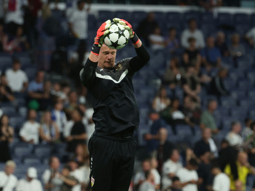 VfB-Torwart Alexander Nübel (Foto: AFP/SID/PIERRE-PHILIPPE MARCOU)