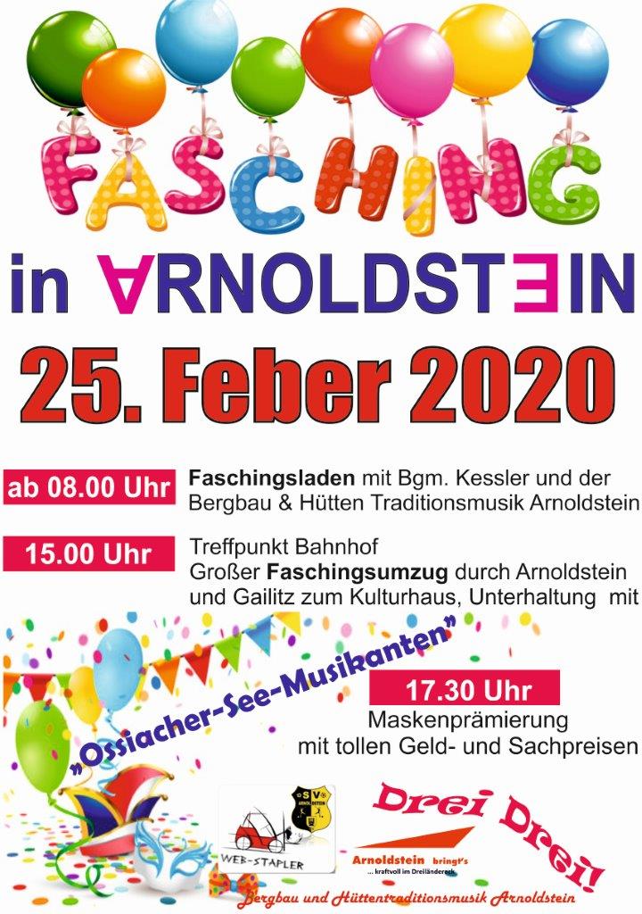 Fasching Plakat A3 2020