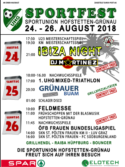 24 26 August Sportfest In Hofstetten Mit Vielen Highlights Fussball Niederosterreich Ergebnisse Tabellen Und Torschutzen Von Allen No Ligen Ligaportal At