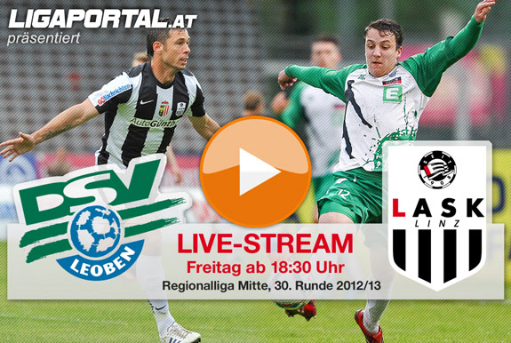 Live-Videostream auf DSV Leoben - LASK auf ligaportal.at